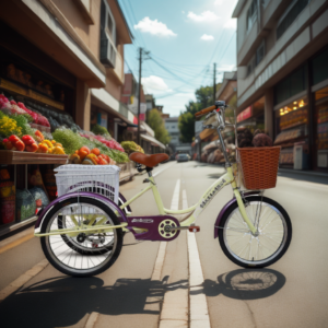 Bicicleta Tres Ruedas, Triciclo Adultos una Sola Velocidad 20 Pulgadas, Triciclo con Cesta la Compra, Bicicleta Crucero Personas Mayores, Mujeres y Hombres,...