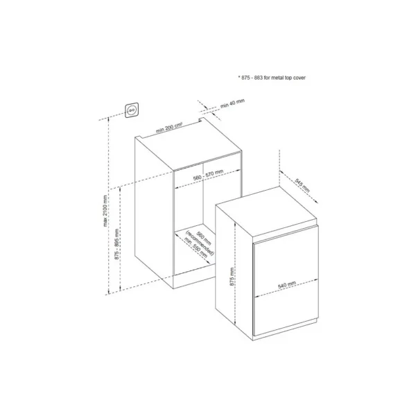 Congelador vertical DE DIETRICH DFU884ES - Imagen 4