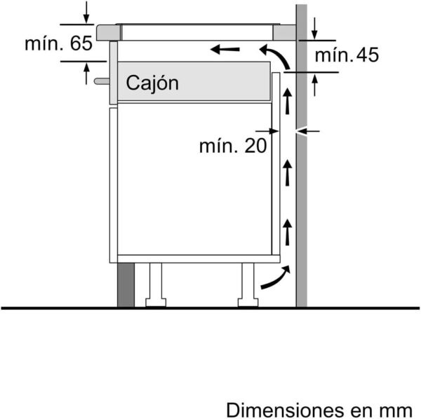 Balay 3EB967FR - Placa de Inducción, 3 Zonas, 60cm, Función Sprint, 17 Niveles Cocción, Control Táctil, Negro con bisel delantero [Clase de eficiencia energética A] - Imagen 4