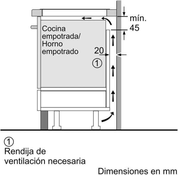 Balay 3EB967FR - Placa de Inducción, 3 Zonas, 60cm, Función Sprint, 17 Niveles Cocción, Control Táctil, Negro con bisel delantero [Clase de eficiencia energética A] - Imagen 3