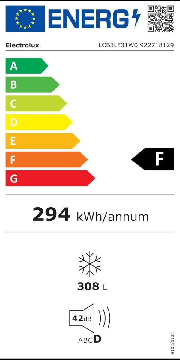 Electrolux LCB3LF31W0 - Congelador horizontal, potencia 155 W, capacidad 316 L, blanco - Imagen 4