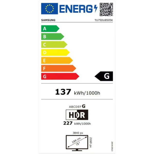 Télévision LED SAMSUNG TU75DU8505K 2024 con tecnologías avanzadas - Imagen 2