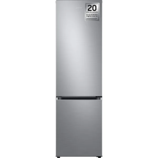 Frigorífico combi - Samsung Smart RB38C605DS9/EF, No Frost, 203 cm, 390l, All Around Cooling, WiFi, Inox