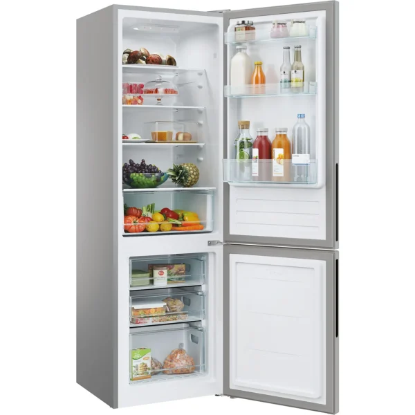 Frigorífico combi - Candy City Combi CCT3L517ES, Low Frost, 177 cm, 260 l, Iluminación LED, Inox - Imagen 2