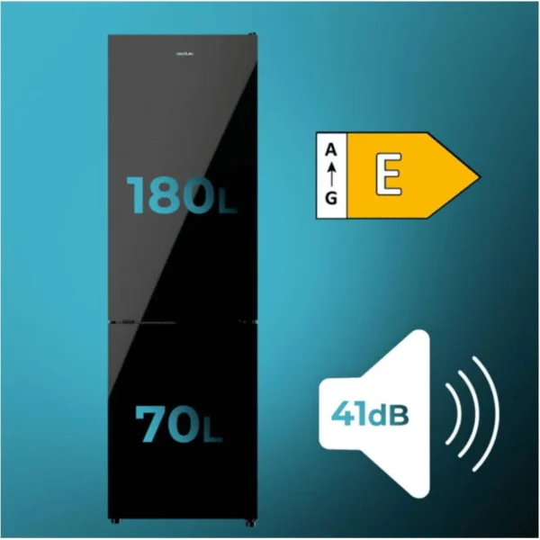 Bolero CoolMarket Combi 250 Black Glass E - Imagen 6